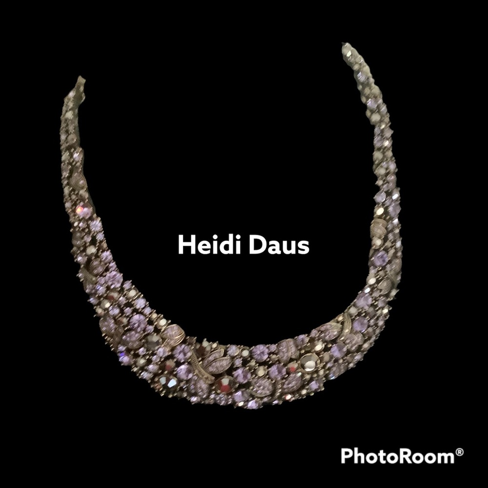 HEIDI DAUS - Fantasy in Flight Crystal Collar Necklace - Picture 3 of 5